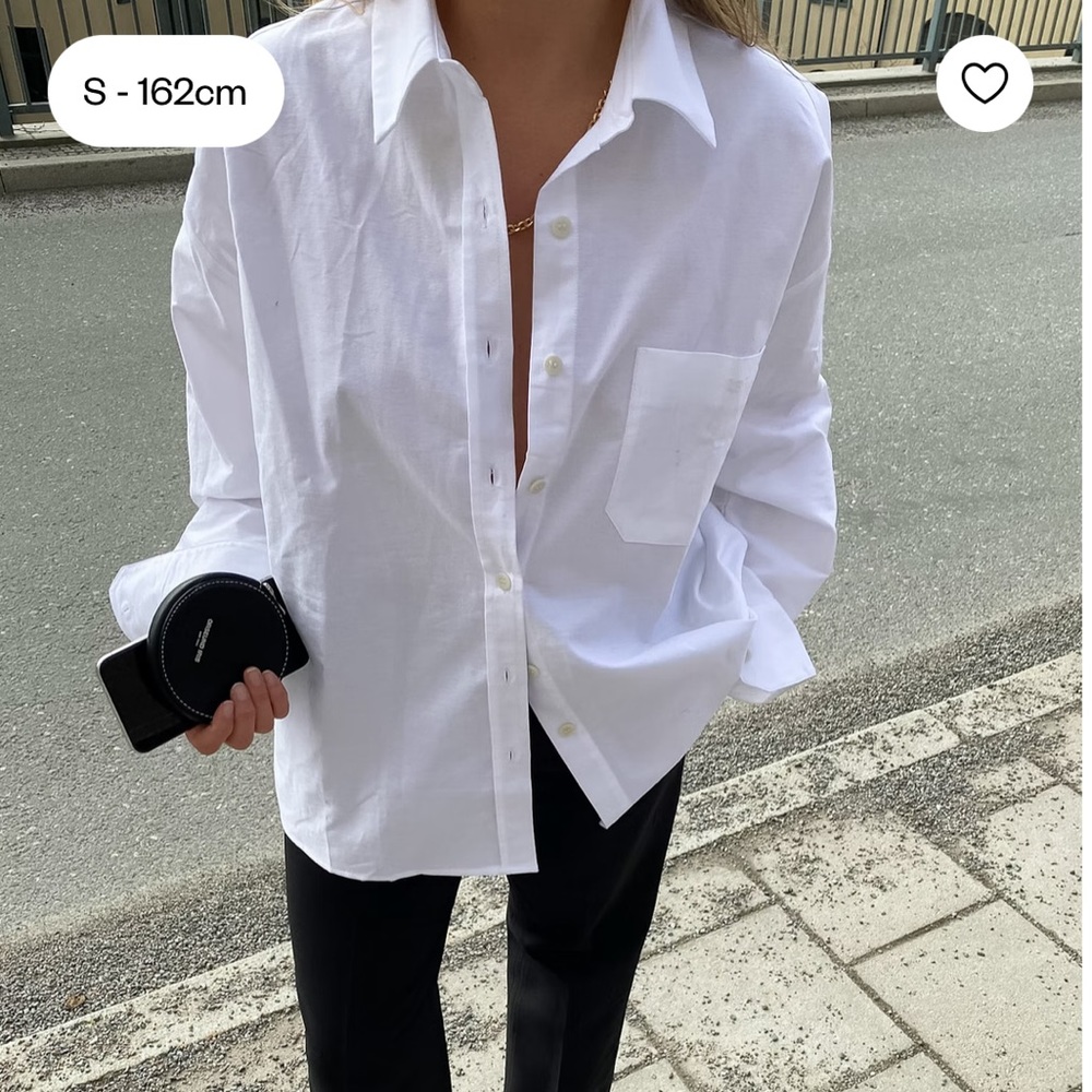 Djerf Avenue Breezy Shirt White